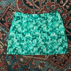 Tommy Bahama Teal Floral Mini Skirt